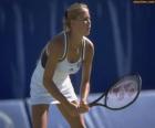 Anna Kournikova voorbereid voor een coup