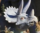 Hoofd van de Triceratops