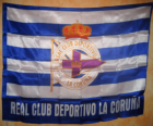 Vlag van Deportivo de La Coruña