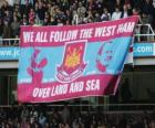 Vlag van West Ham United FC