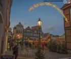 Een typische kerstmarkt