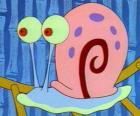 Gary de slak, een marien slak dat is SpongeBob geliefde huisdier