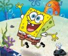 SpongeBob is een zeer geanimeerde zee spons