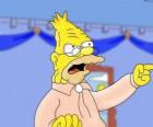 Grootvader Abraham Simpson vader van Homer Simpson