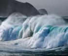 De storm van de zee