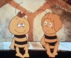 Maya de Bee en haar vriendin Willi