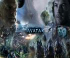Verschillende personages van Avatar
