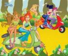 De Winx Club motorfiets