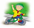 Caillou, een fiets