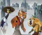 Kraan, Tigress, Monkey en Mantis