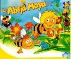 Maya de Bee en haar vriend Willi onder de ogen van Flip en andere tekens