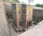 Rock gehouwen kerken van Lalibela in Ethiopië.