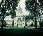 Royal Exhibition Building en Carlton Gardens, ontworpen door architect Joseph Reed. Australië