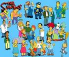 Verschillende personages uit The Simpsons