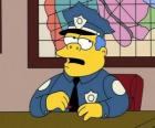 Clancy Wiggum - Chief Wiggum en zijn kantoor