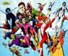 De Legion of Super Heroes-team is een superheld stripboeken die behoren tot het heelal behoort tot de redactionele DC.