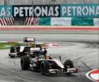 Karun Chandhok, Bruno Senna - HST - Sepang 2010