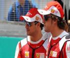 Felipe Massa, Fernando Alonso - Ferrari - 2010 Sepang