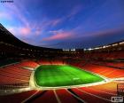 Soccer City, verlicht