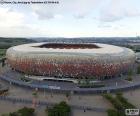 De gevel van het Soccer City Stadion (88.460), Johannesburg