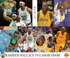 NBA Finals 2009-10, Bench, Rasheed Wallace (Celtics) vs Lamar Odom (Lakers)
