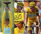 Kampioen Alberto Contador, de Tour de France 2009