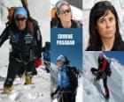 Edurne Pasaban is een Spaanse bergbeklimmer en de eerste vrouw in de geschiedenis op te stijgen naar de 14 achtduizend (bergen meer dan 8000 meter) van de planeet.