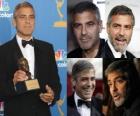 Acteur George Clooney film en televisie, het winnen van een Academy Award en Golden Globe