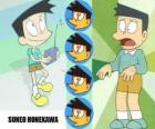 Suneo Honekawa is de beste vriend van Takeshi