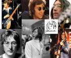 John Lennon (1940 - 1980) muzikant en componist, die wereldberoemd werd als een van de stichtende leden van The Beatles.