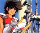 Pegasus Seiya, de hoofdpersoon van Saint Seiya of Knights of the Zodiac