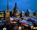 Christkindl Markt Neurenberg Beieren Duitsland