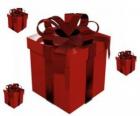 De Dozen van de cadeau, geschenk of present van Kerstmis