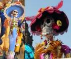 De schedel Catrina, een van de meest populaire Dag van de Doden in Mexico