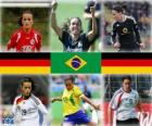 Genomineerd voor FIFA Women's World Player of the Year 2010 (Fatmire Bajramaj, Marta Vieira da Silva, Birgit Prinz)