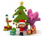 Pocoyo en zijn vrienden met kerst