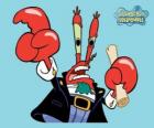 Eugene H. Krabs, Meneer Krab is de eigenaar van het restaurant waar SpongeBob en Octo werken