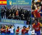 Spanje Bronzen medaille op de 2011 World Handbal