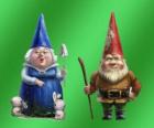 Blueberry Lady en Lord Gnomeo moeder Redbrick vader van Juliet en de leiders van de twee rivaliserende tuinen