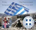 Dag van de Onafhankelijkheid van Griekenland, 25 maart 1821. Onafhankelijkheidsoorlog of Griekse Revolutie