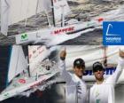 De Mapfre tweede in de Barcelona World Race 2010-11