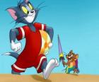 Tom en Jerry op het strand