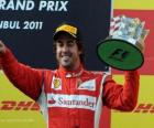 Fernando Alonso - Ferrari - Istanbul, Turkije Grand Prix (2011) (3e plaats)