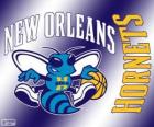 Logo New Orleans Hornets, NBA-team. Southwest Division, Western Conference