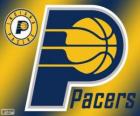 Logo van Indiana Pacers NBA-team. Central Division, Eastern Conference
