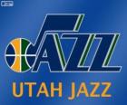 Logo Utah Jazz, NBA-team. Northwest Division, Western Conference