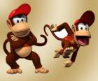 De chimpansee Diddy Kong, karakter in het videospel Donkey Kong