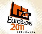 Logo EuroBasket 2011 Litouwen. Basketbal Europees Kampioenschap 2011. Fiba Europe
