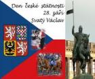 Tsjechische Nationale Dag. 28 september St. Wenceslas, de patroonheilige van de Tsjechische Republiek