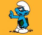 Snugger Smurf, de meest intelligente smurf draagt